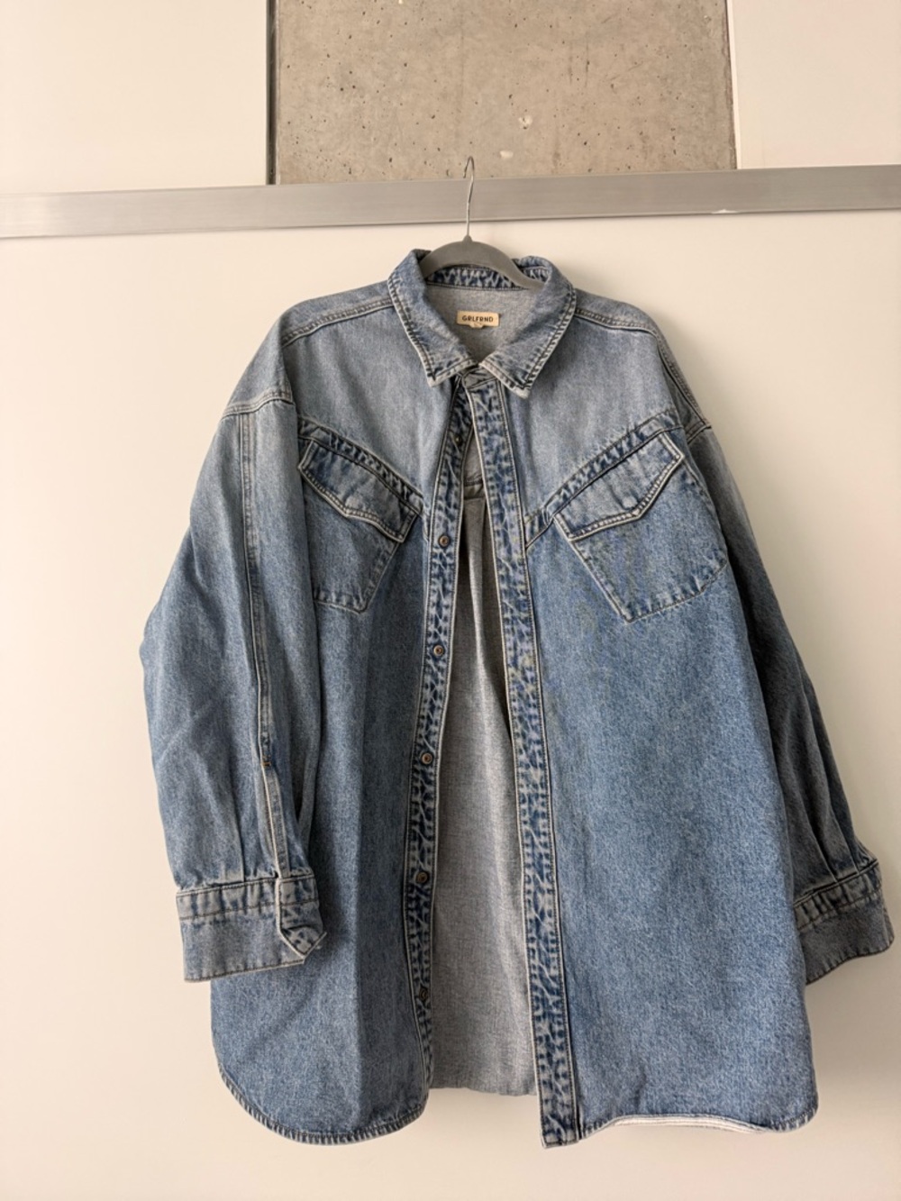 GRLFRND Light Blue Denim Dress Revolve